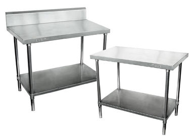 304ステンレス鋼の台所装置、可動書だなのステンレス鋼のワーク テーブル